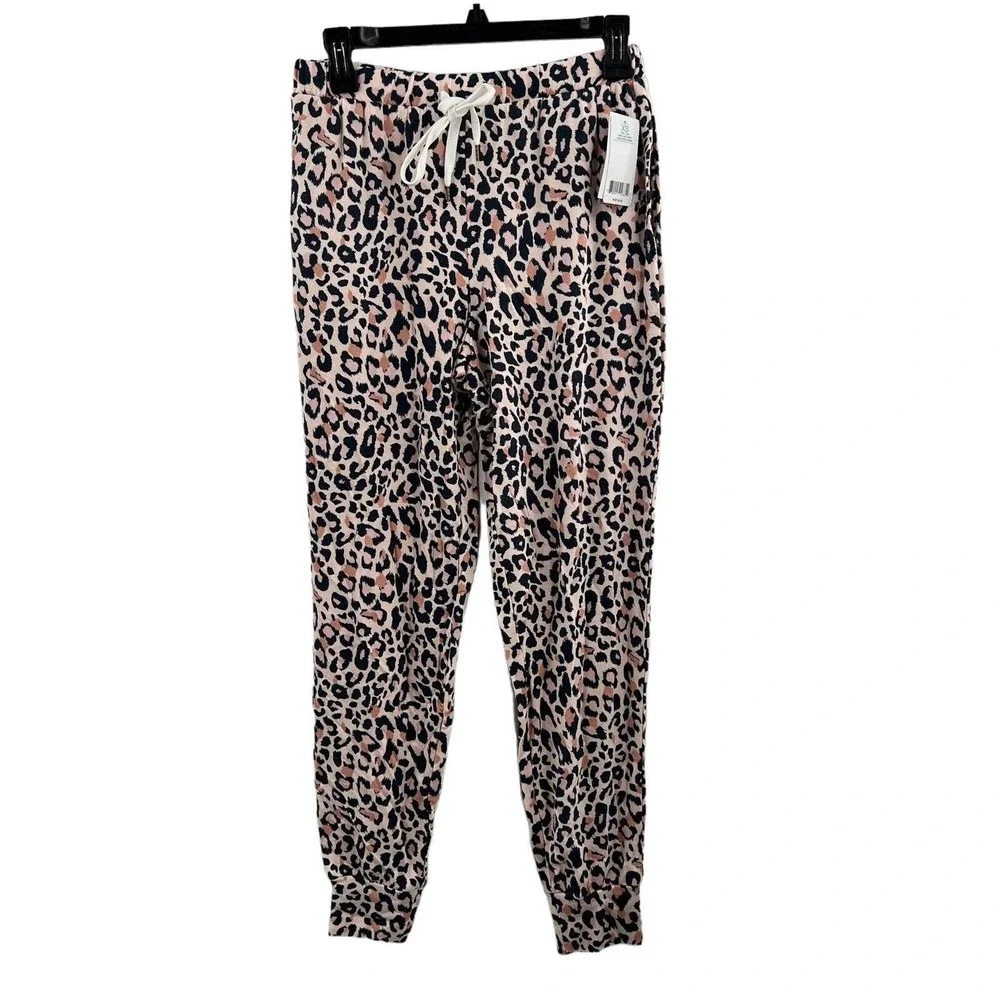 Honeydew Intimates‎ Leopard Print Travel Light Jogger Size XS New